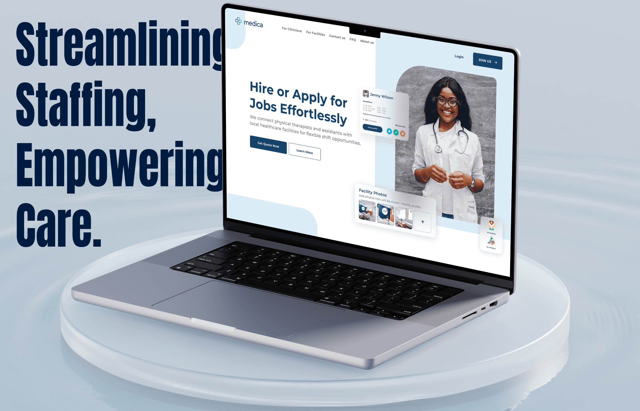 SaaS-Based Modern Medical Staffing Solution