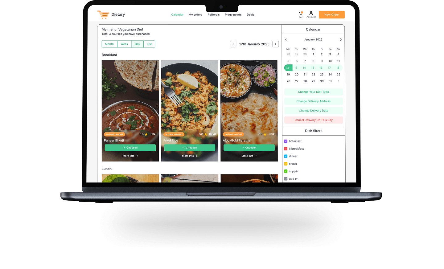 Smart Catering Software for Meal & Branch Management