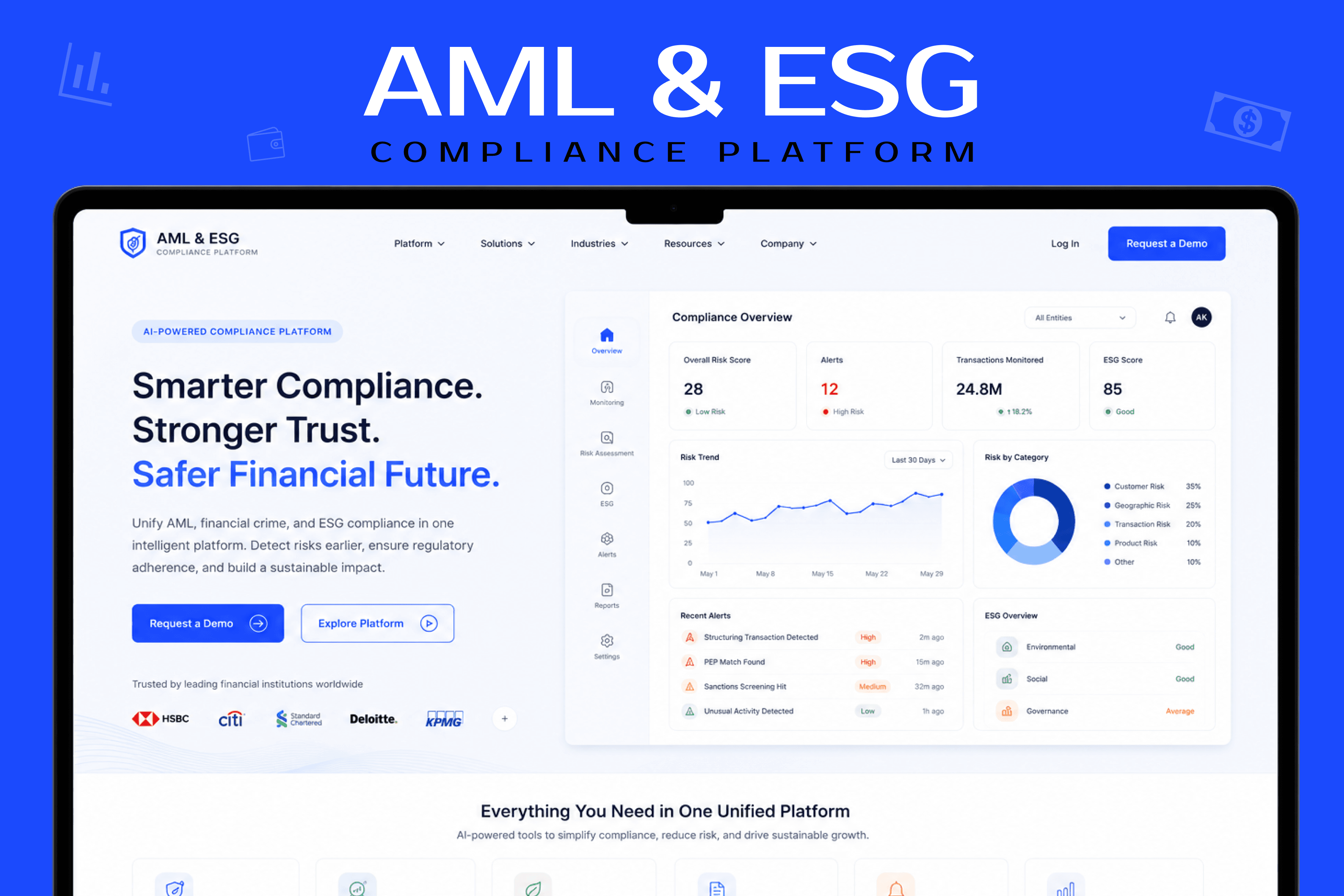 AML and ESG Reporting Platform
