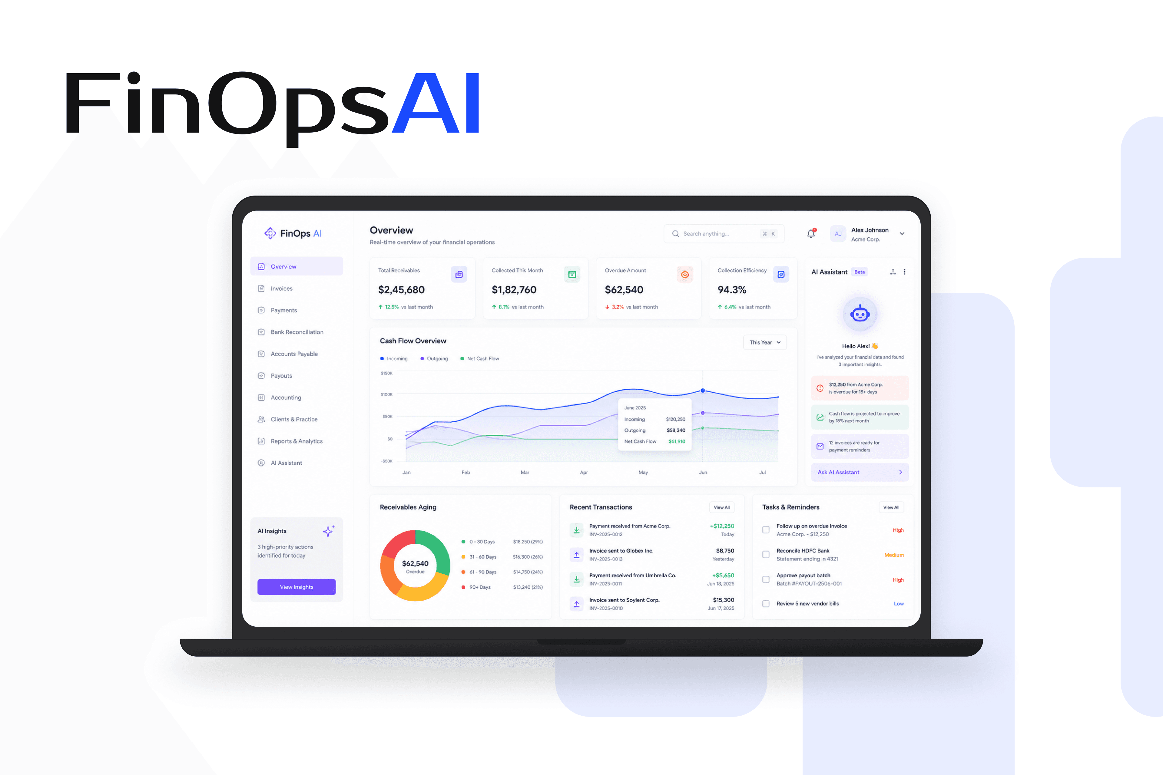 AI-Powered Accounts Receivable Automation and FinTech Platform