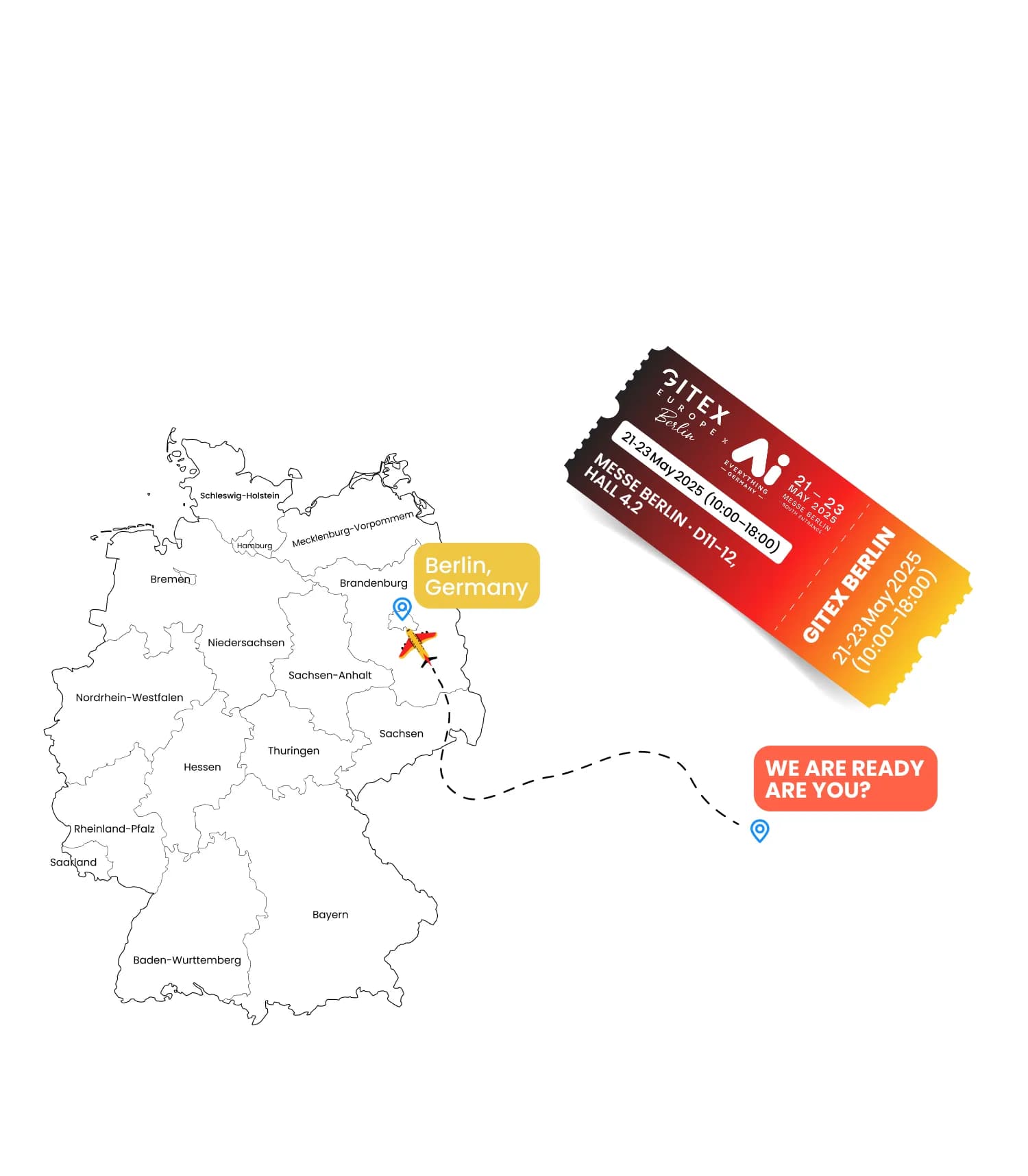 Gitex Event Map and Ticket Mobile