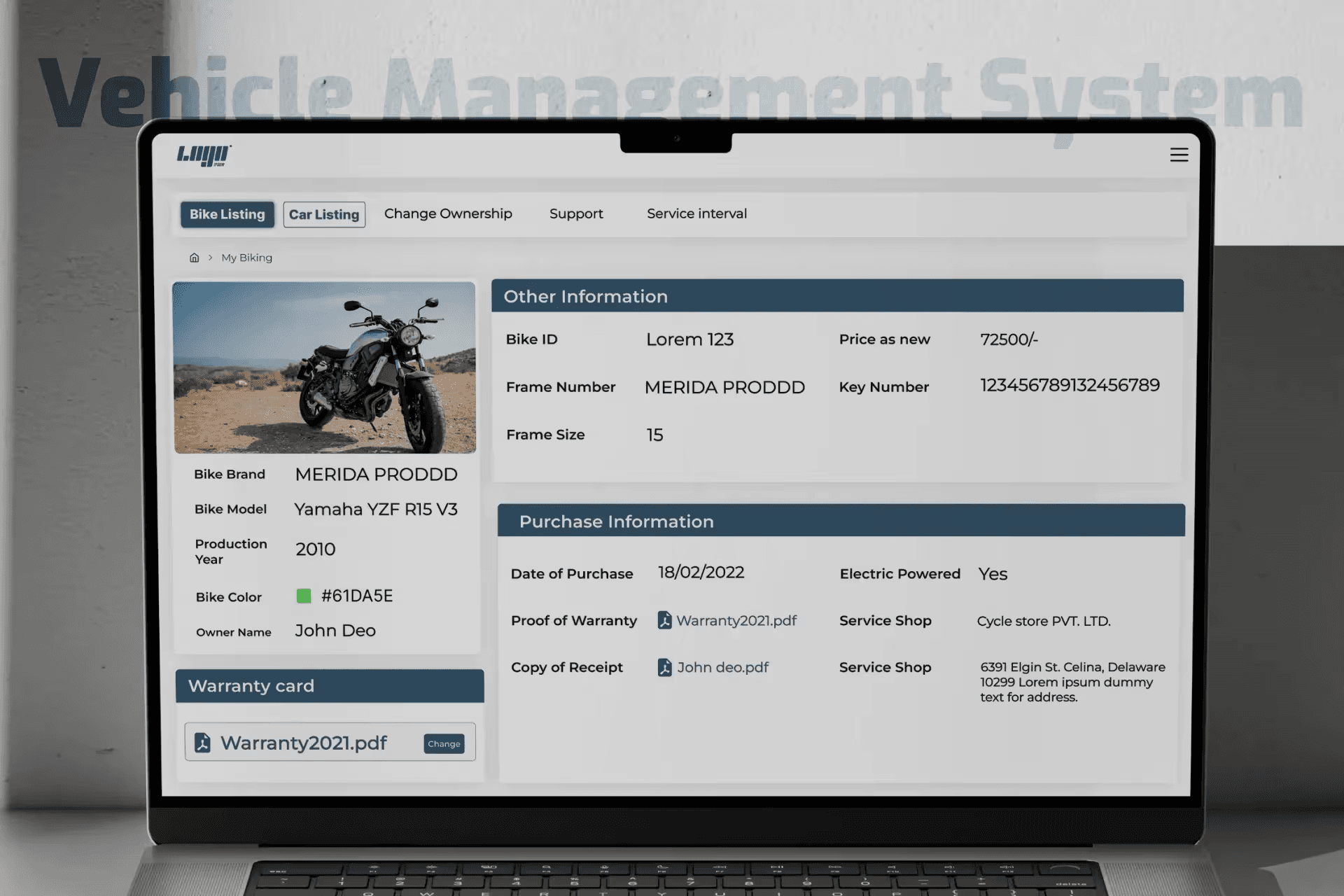 FinTech Solutions Laptop Mockup