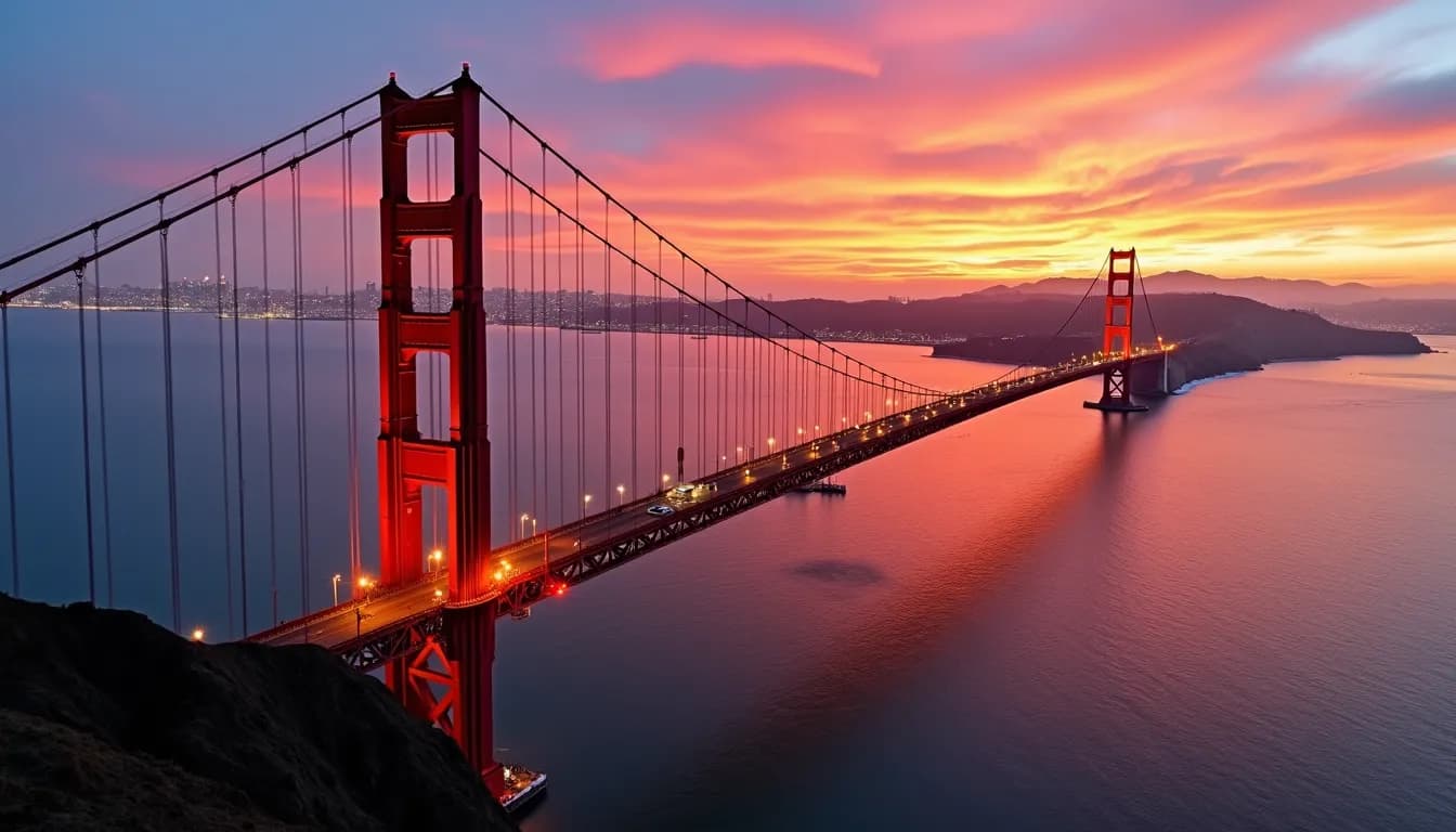 Golden Gate Bridge in San Francisco, USA