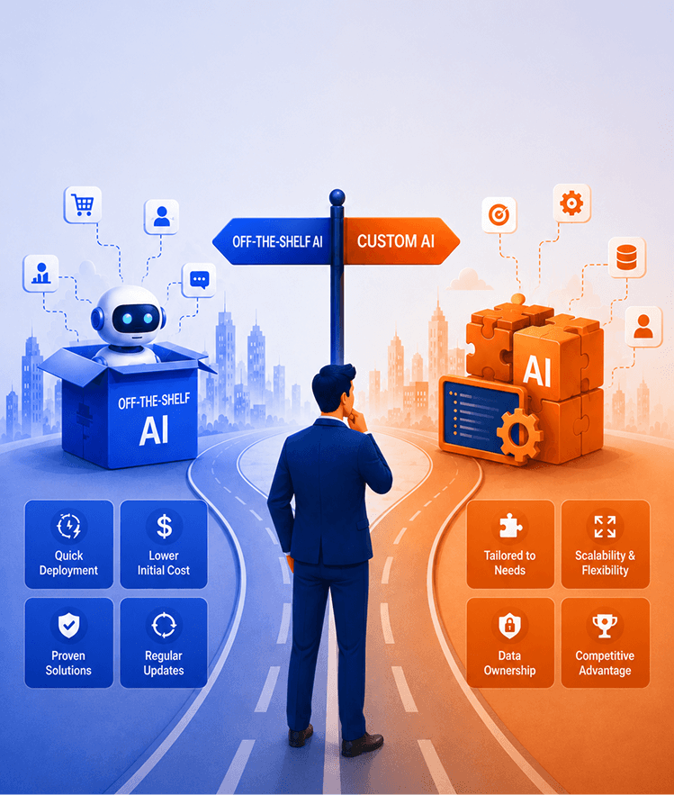 Off-the-Shelf AI vs Custom AI