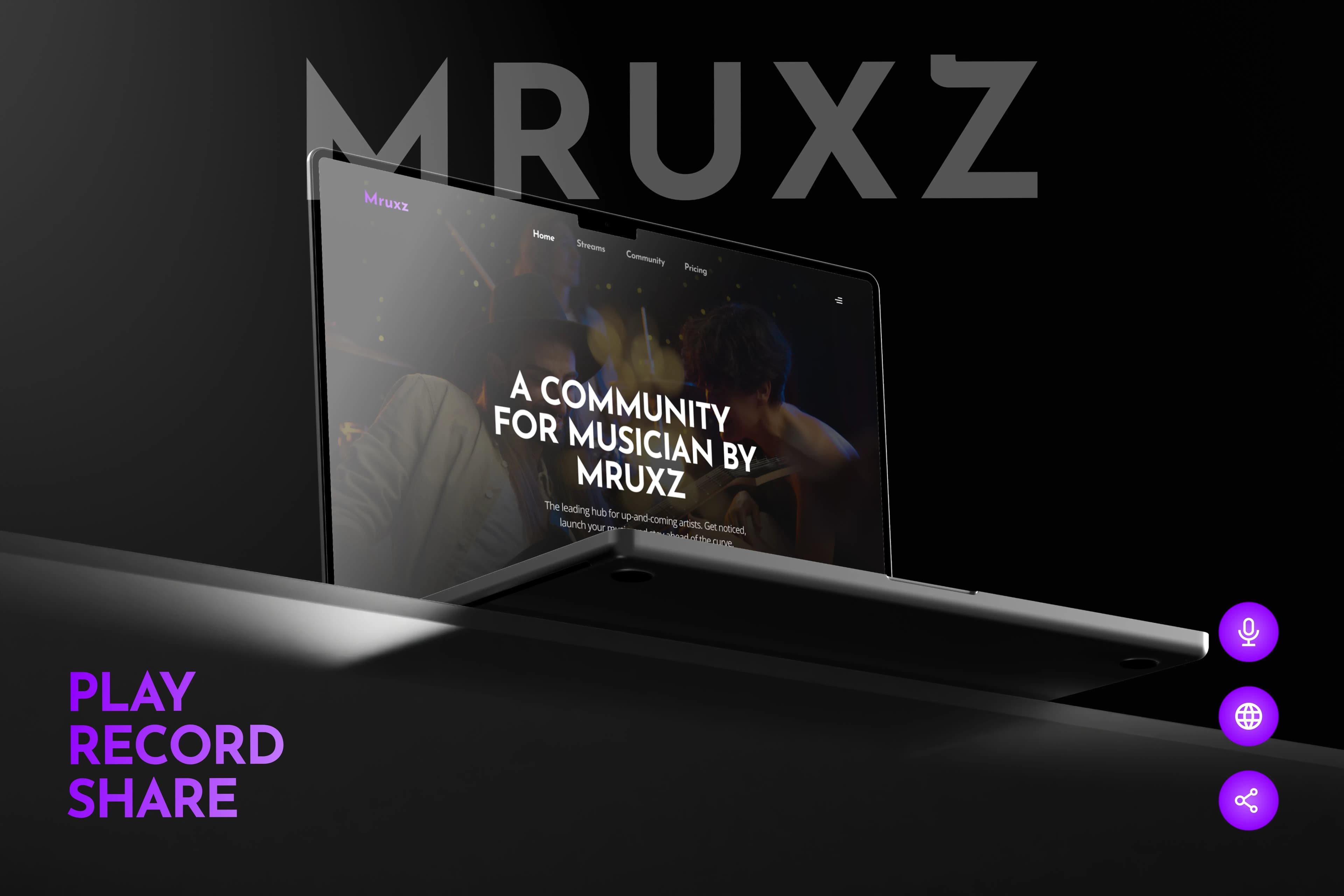 Music Community and Distribution Platform for Collaboration, Networking and Promotion