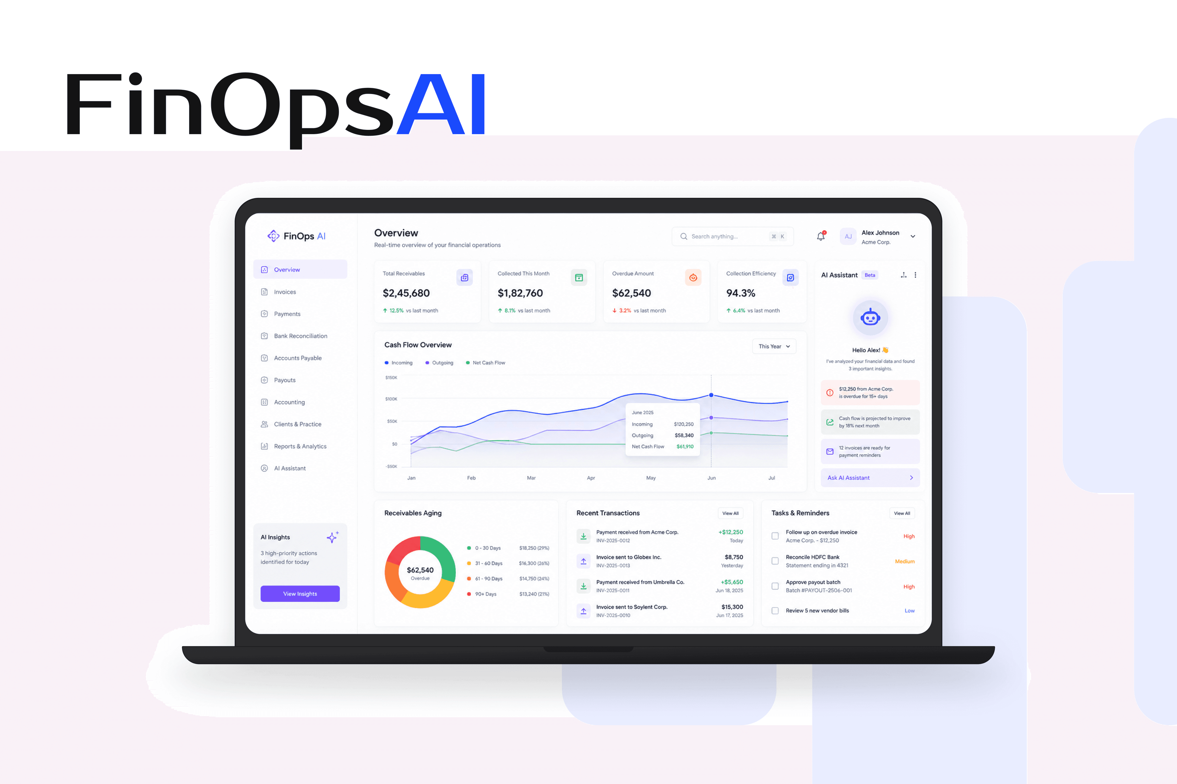 AI-Powered Accounts Receivable Automation and FinTech Platform