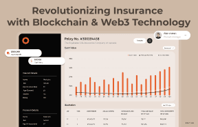 Blockchain and Web3 Based Insurance Platform